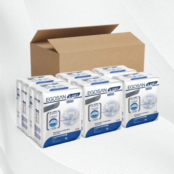 Egosan Pannoloni Mutandina X-Dry per Incontinenza Grave e Gravissima – Assorbenza Iper | Formato Convenienza