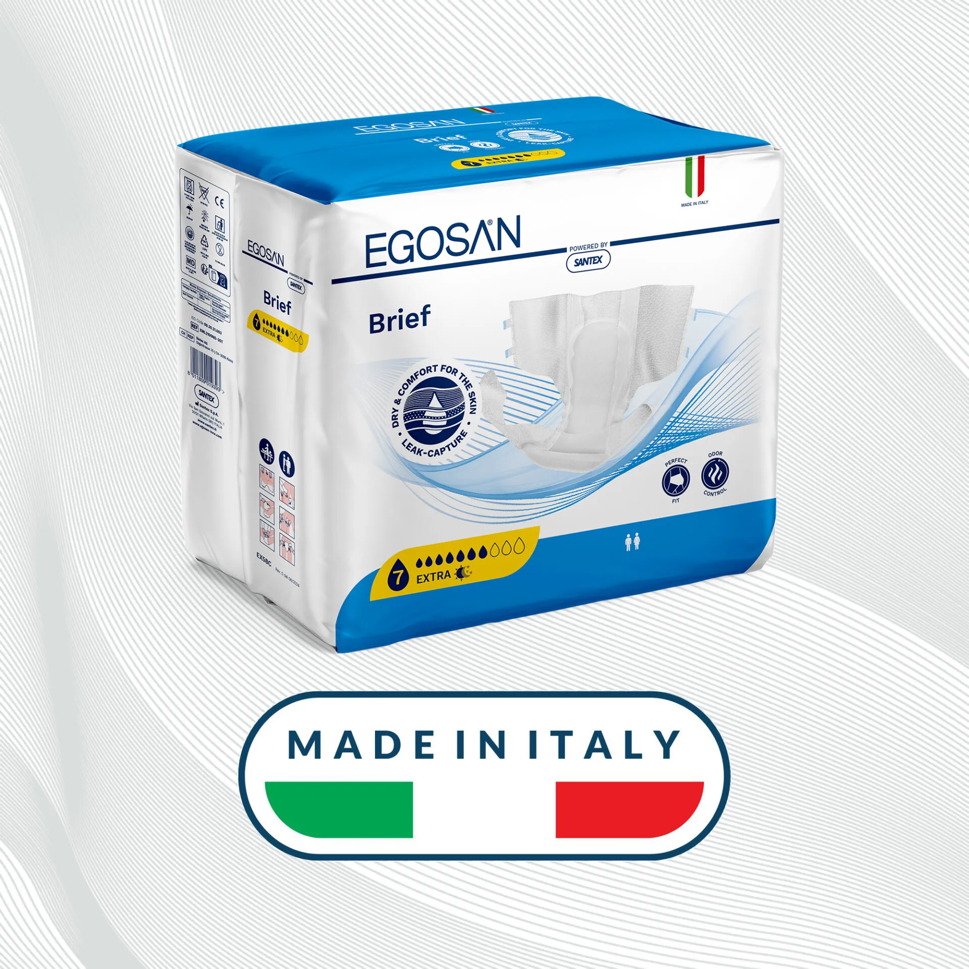 Pannoloni Mutandina Incontinenza media, made in Italy, super assorbenti, alta vestibilità, comfort, uomo e donna, giorno