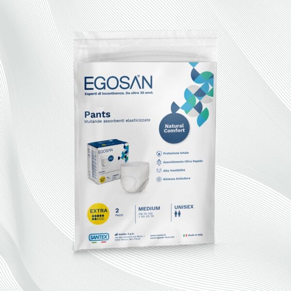 Egosan Pants Assorbenti per Incontinenza Media – Assorbenza Extra | Formato Prova