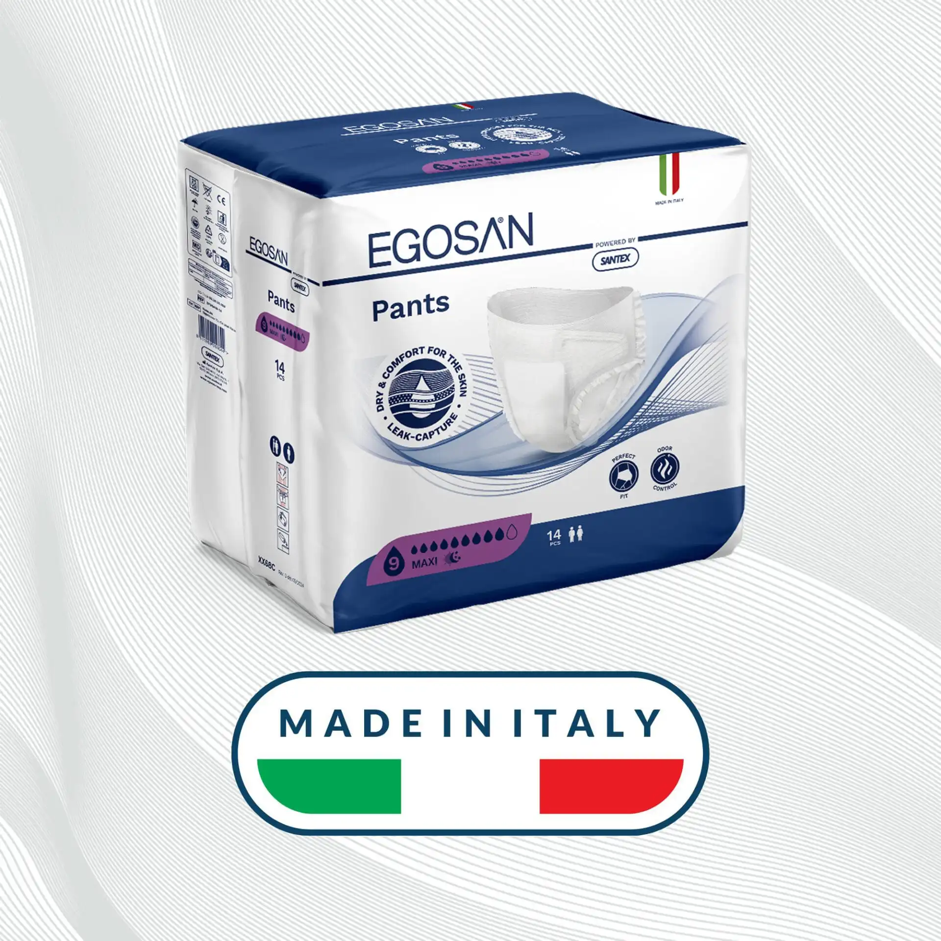 Pants Incontinenza grave e gravissima made in Italy, super assorbenti, alta vestibilità, uomo e donna, notte