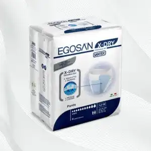 Egosan Pants X-Dry, assorbenti iper, incontinenza grave, gravissima, uomo e donna, notte, M