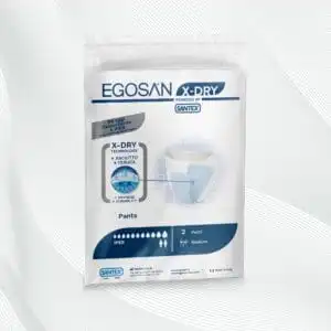 Egosan Pants X-Dry, assorbenti iper, incontinenza grave, gravissima, uomo e donna, notte, M, formato prova