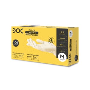 DOC Guanti in Lattice Powder Free 100 pz